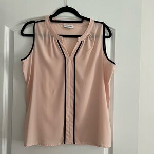 Calvin Klein top, size M, light pink